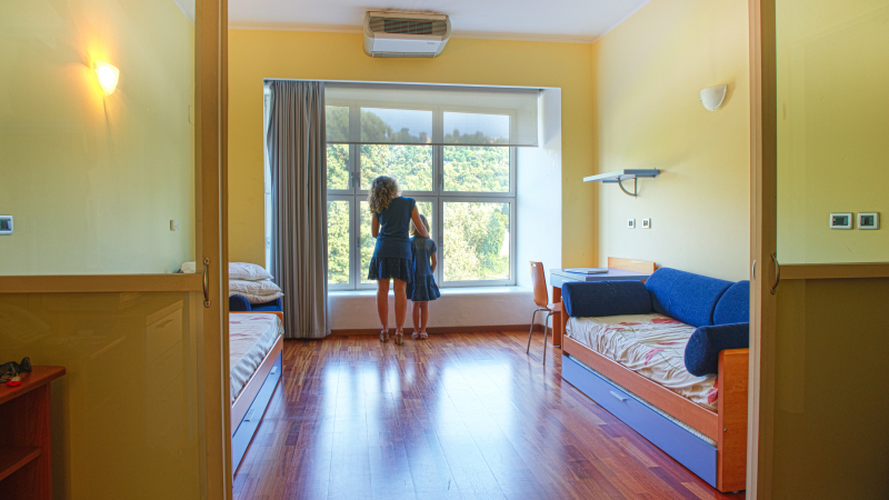 Bambini ucraini al Regina Margherita di Torino